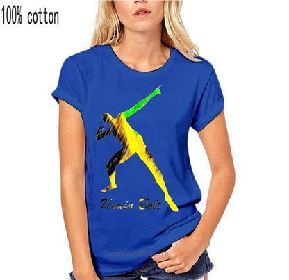 Jamaica Short Sleeve Usain Bolt T-Shirt