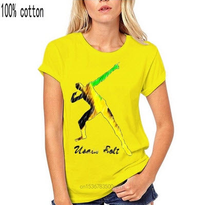 Jamaica Short Sleeve Usain Bolt T-Shirt