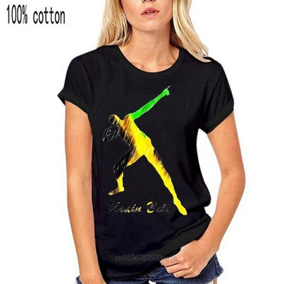 Jamaica Short Sleeve Usain Bolt T-Shirt