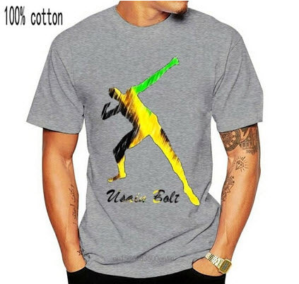 Jamaica Short Sleeve Usain Bolt T-Shirt