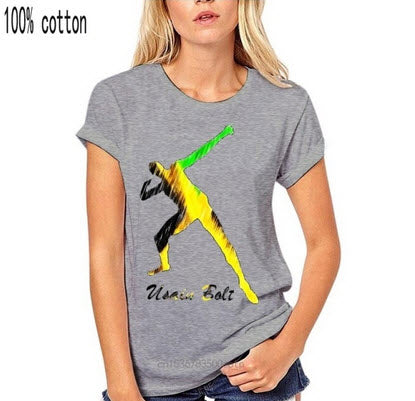 Jamaica Short Sleeve Usain Bolt T-Shirt