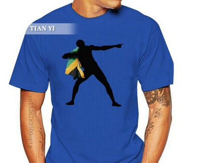 Jamaica Short Sleeve Usain Bolt T-Shirt