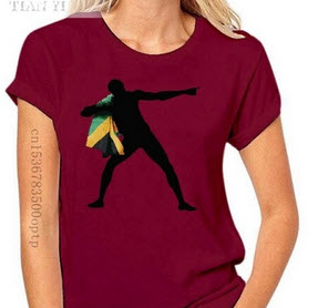 Jamaica Short Sleeve Usain Bolt T-Shirt