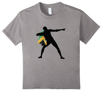 Jamaica Short Sleeve Usain Bolt T-Shirt