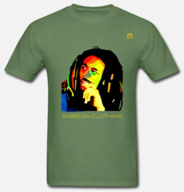 Jamaica - Bob Marley Short Sleeve T-Shirt