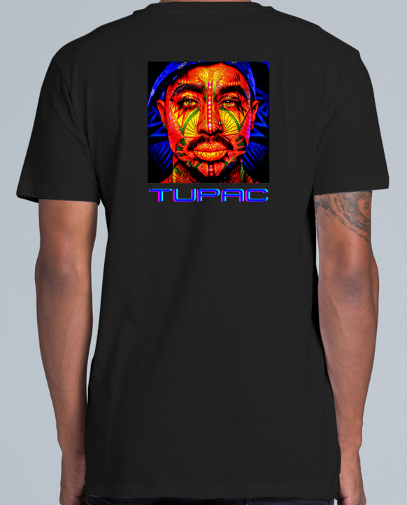 Short Sleeve Tupac African Icon T-Shirt