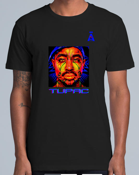 Short Sleeve Tupac African Icon T-Shirt